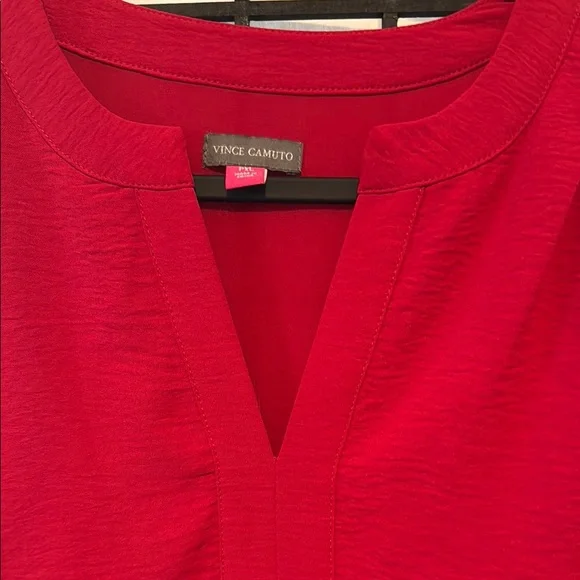 Vince Camuto Red Ruffled Tiered Sundress - Picture 4 of 5